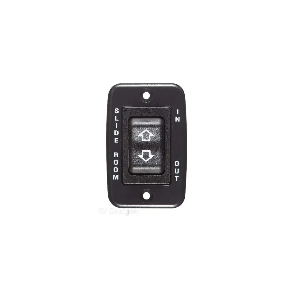 5-Pin 40A Slide Out Rocker Switch - Black - RVDS141